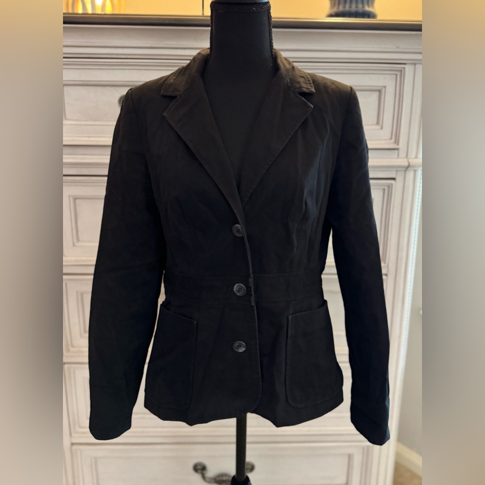 Petite Sophisticate Black Blazer - Size 10